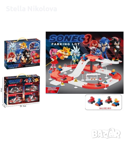 Паркинг Соник с 2 коли, 2 модела, снимка 2 - Конструктори - 52142176