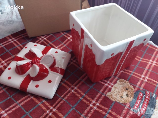 Коледен буркан за бисквитки, снимка 6 - Форми - 43071023