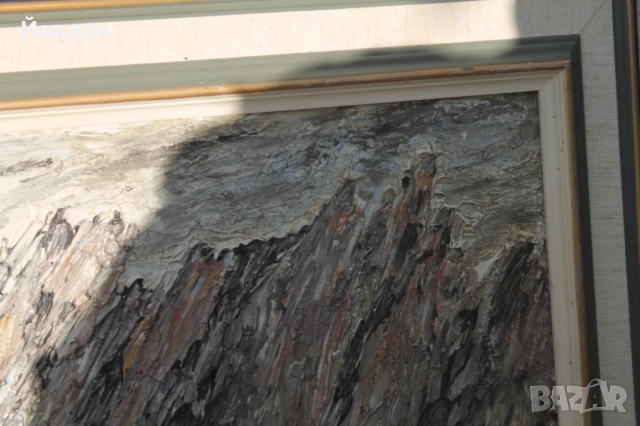 Стара картина ''Моркси Пейзаж'', снимка 9 - Картини - 52564933