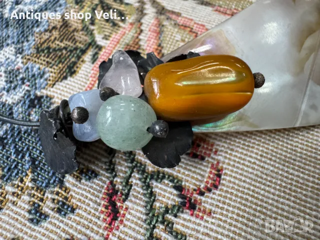 Дизайнерско сребърно колие №6438, снимка 4 - Други ценни предмети - 48800597