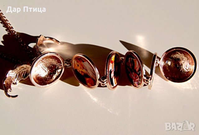 Колие с Място за 4 Снимки Подарък за Жена, снимка 4 - Колиета, медальони, синджири - 27581610