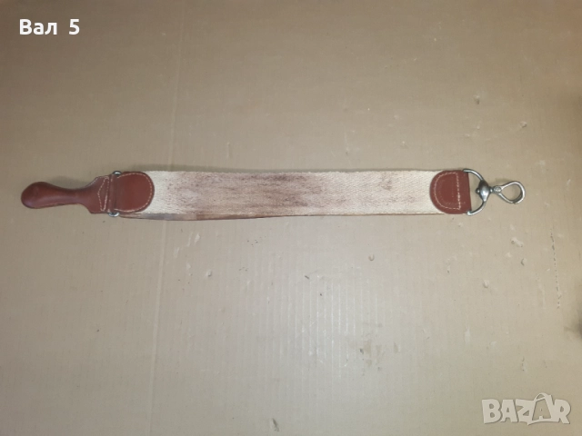 Стар бръснарски каиш , ремък за точене на бръсначи, снимка 5 - Антикварни и старинни предмети - 52824227