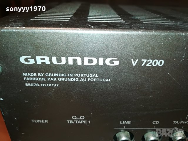 grundig v7200 amplifier-внос германия 2206211116, снимка 12 - Ресийвъри, усилватели, смесителни пултове - 33296219