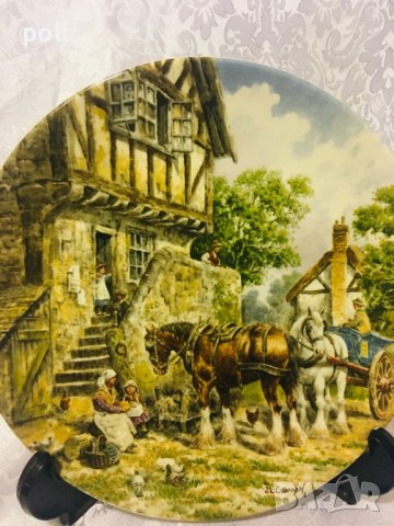 колекционерска порцеланова чиния за стена 2 , снимка 2 - Декорация за дома - 38939418