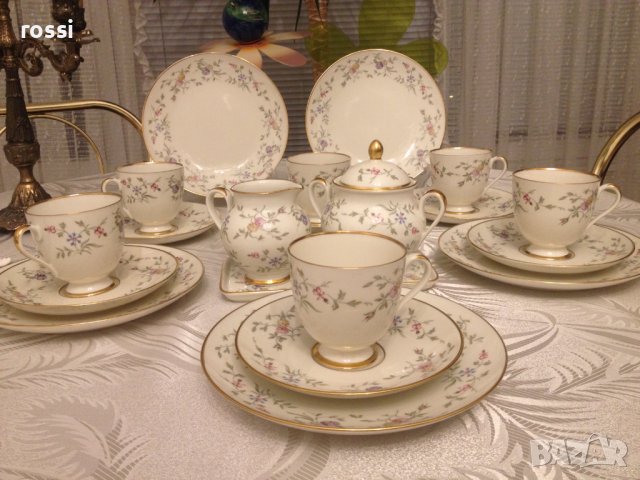 Fürstenberg "Fürstin" "Gräfin" W.Germany. Витринен.Сервиз за кафе чай и десерт., снимка 2 - Антикварни и старинни предмети - 43185568