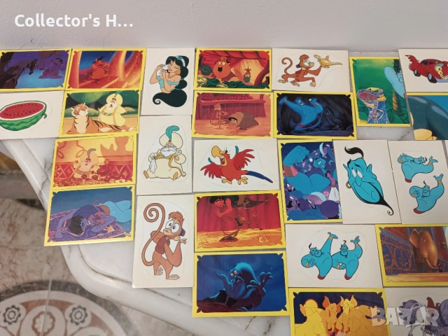 Сет от 92 лепенки за албуми на Panini Disney- Aladdin, The Hunchback of Notre Dame, Mulan Pocahontas, снимка 2 - Колекции - 53049052