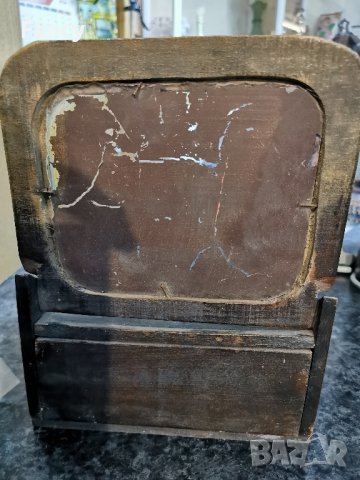 Стара дървена кутия за бижута, козметика, снимка 5 - Антикварни и старинни предмети - 43184604