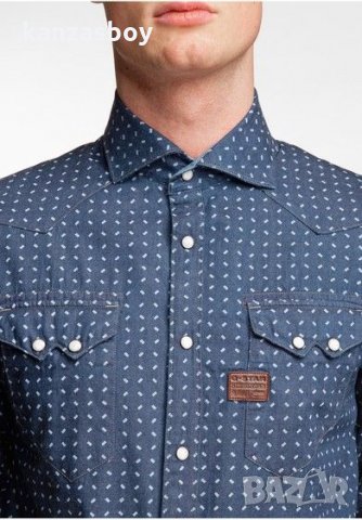 g-star rco cowboy opposing shirt - страхотна мъжка риза КАТО НОВА