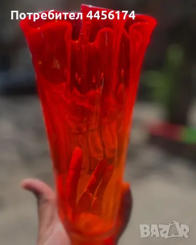 Огнена красавица Ваза-ръчна изработка , снимка 8 - Декорация за дома - 50294593