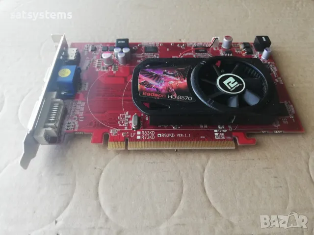 Видео карта AMD Radeon PowerColor HD AX6570 HDMI 2048MB GDDR3 128bit PCI-E, снимка 5 - Видеокарти - 47827869