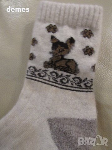 Машинно плетени детски чорапи от 100 % вълна, размер 1, снимка 5 - Чорапи - 43330369
