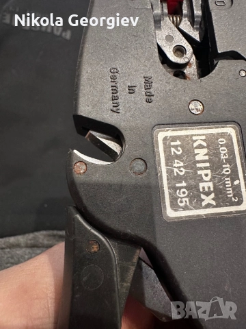 Knipex заголвачка за кабели, снимка 2 - Клещи - 52945044