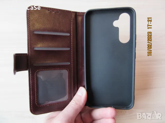 Samsung Galaxy А56 A16 A55 A35 A25 A15 A54 A34 A14 / Хоризонтален кожен калъф кейс тефтер, снимка 9 - Калъфи, кейсове - 39602490
