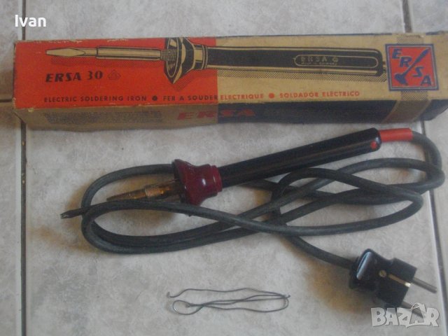 30-40 Вата-Ел.Поялник-Старо Немско Високо Качество-Delta/ERSA-Почти Нов-Отличен, снимка 11 - Поялници и запояване - 37296648