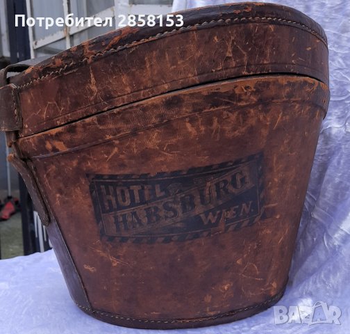 Черен бобър цилиндър Joshua Turner с оригинална кожена кутия, снимка 10 - Антикварни и старинни предмети - 40490765