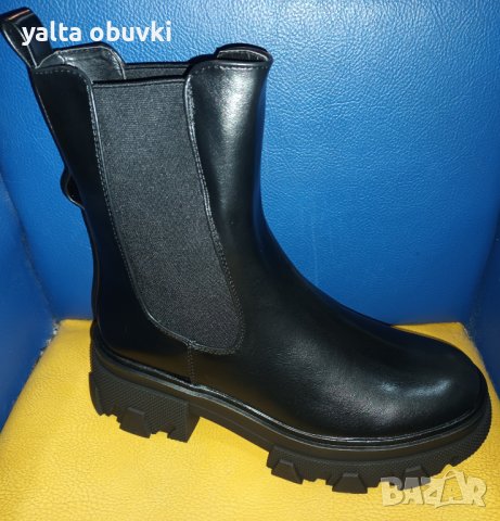 Дамски боти LULUX CA-90, свалящ се синджир, снимка 2 - Дамски боти - 38713827