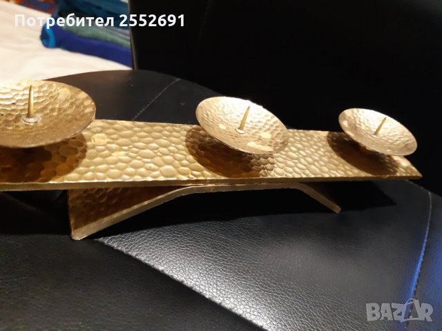 Свещник , снимка 3 - Антикварни и старинни предмети - 29074140