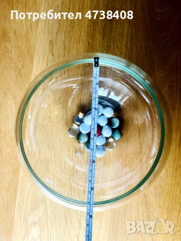 Малък стъклен аквариум за рибки - 5 литра, снимка 4 - Аквариуми - 53483662