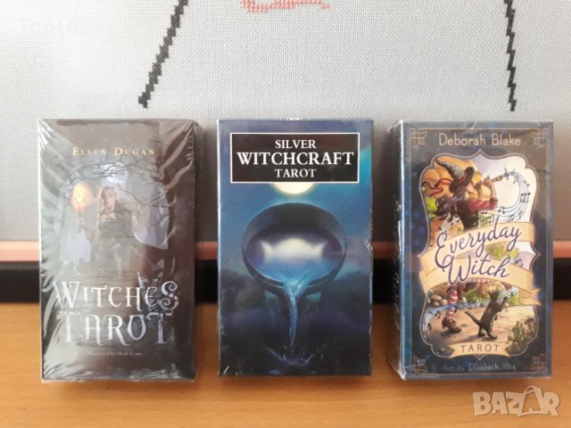 Таро карти: Witches Tarot & Silver Witchcraft Tarot & Everyday Witch Tarot, снимка 1 - Карти за игра - 33679329