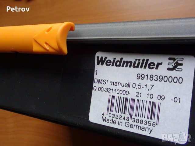 WEIDMÜLLER Germany - ТОП PROFI VDE 1000 V Клещи + Резачки!!ЧИСТО НОВИ!!ORIGINAL Weidmüller GERMANY!!, снимка 5 - Клещи - 36052084