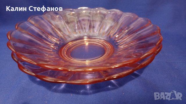 Две големи фруктиери еднакви, кафяво стъкло