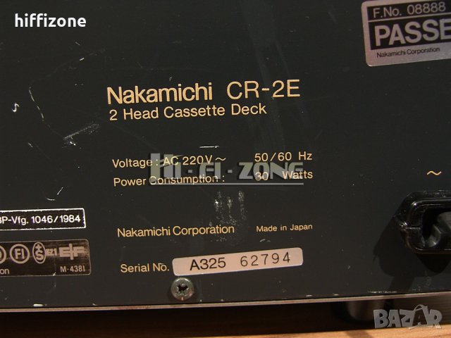 ДЕК  Nakamichi cr-2e , снимка 9 - Декове - 33468502