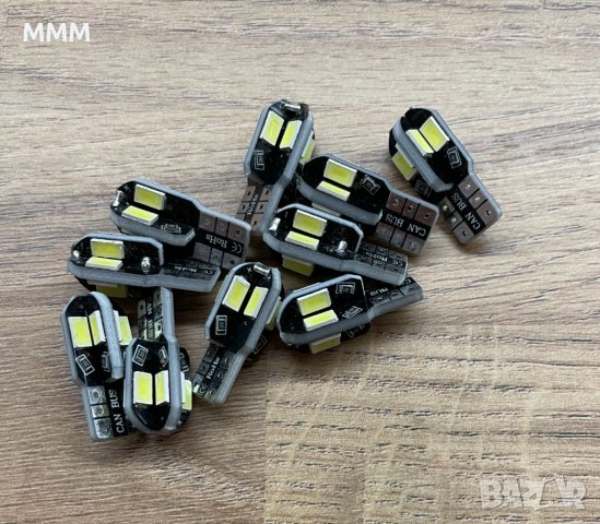 Лед крушки LED T10 CANBUS W5W canbus white,red,amber, снимка 7 - Аксесоари и консумативи - 39205481