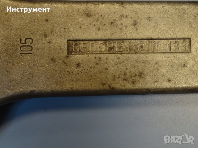 Ключ гаечен ударен едностранен Gedore B04324-105mm Metric Open Ended Slogging Spаnner, снимка 2 - Ключове - 43240500