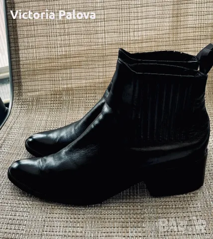 LUXURY елегантни боти ROBERT CLERGERIE Франция, снимка 6 - Дамски боти - 49282124