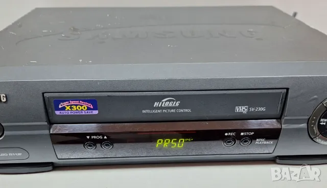 SAMSUNG видеокасетофон SV-230G, записващо, с тунер, снимка 3 - Плейъри, домашно кино, прожектори - 49167717