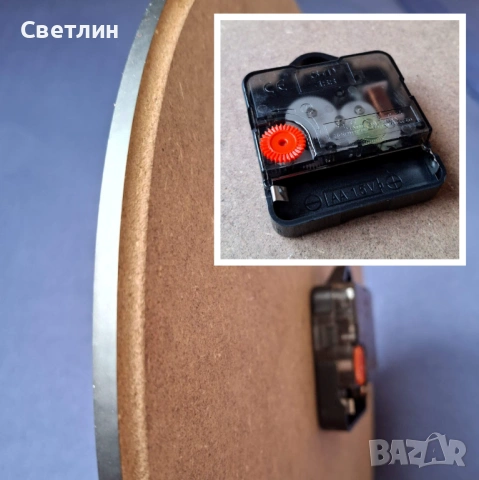 Часовник със 1 снимка или колаж от 8 и 12 снимки – персонализиран подарък със снимка, име и послание, снимка 4 - Стенни часовници - 53288156