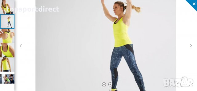 ДАМСКИ ПОТНИК-DOMYOS ЗА ФИТНЕС MY TOP внос Франция., снимка 5 - Потници - 33324580