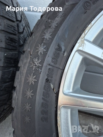 Оригинални джанти AUTEC със зимни гуми за Фолксваген/ VW 18'' цола, снимка 4 - Гуми и джанти - 53256669