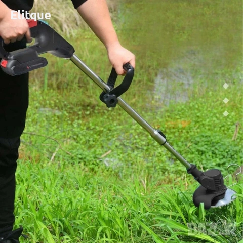 Безжична градинска косачка - тример за трева XXL, 2x AC на едро 