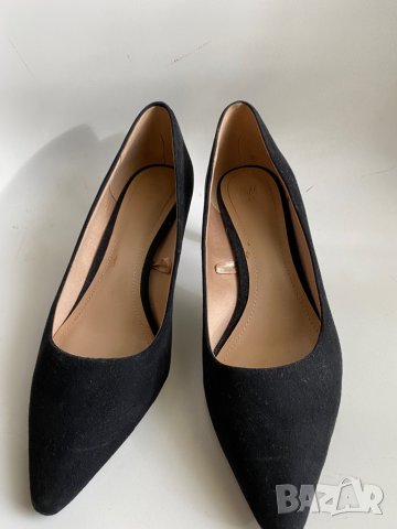 Черни обувки на токчета НМ, N40, снимка 5 - Дамски елегантни обувки - 38232541