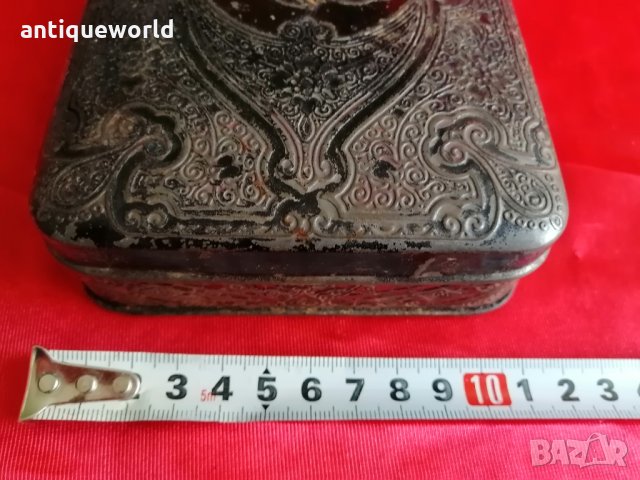 Много Стара Немска Ламаринена ,Метална Кутия 1896г., снимка 7 - Антикварни и старинни предмети - 35417694