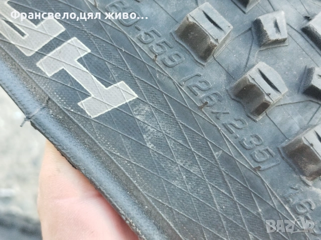 26 цола гуми за велосипед колело schwalbe Hans damph 2 35, снимка 3 - Части за велосипеди - 53062056