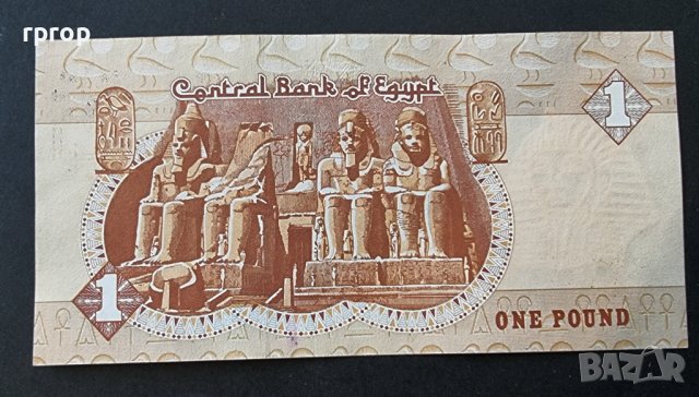 Египет . 1 паунд .2012 година. UNC., снимка 3 - Нумизматика и бонистика - 36907384