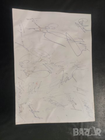 Автографи футболисти България , снимка 2 - Фен артикули - 43210596