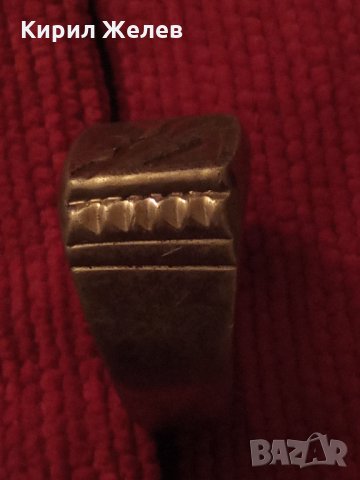 Пръстен стар бронзов 10802, снимка 2 - Колекции - 33490594
