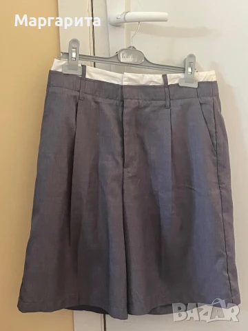 Официални дамски бермуда панталони Bershka, снимка 1