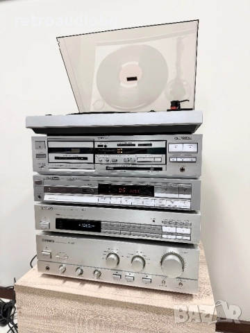 🔊Ретро аудио система сет PIONEER - сива серия - усилвател, дек, cd, грамофон, тунер и тонколони🔊, снимка 3 - Аудиосистеми - 52664721