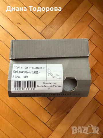 Елегантни средно високи дамски обувки 39-40 номер, снимка 4 - Дамски обувки на ток - 26459526