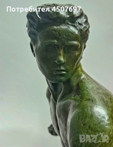 Бронзова Скулптора, Александър Келети 1930г. , снимка 5 - Антикварни и старинни предмети - 53013467