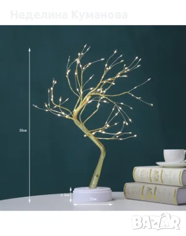 ❌ LED декоративното светещо дръвче е страхотна декорация за коледа, празненства, нощна лампа, снимка 2 - Декорация за дома - 47967825