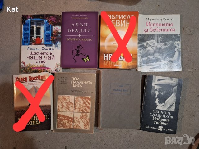 Запазени различни книги 