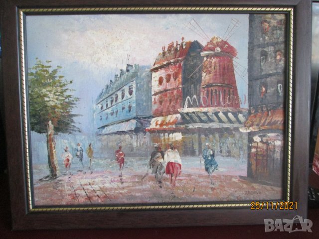 Продавам картини  рисувани с маслени бои върху платно ,бартер за лаптоп, снимка 11 - Картини - 20692060