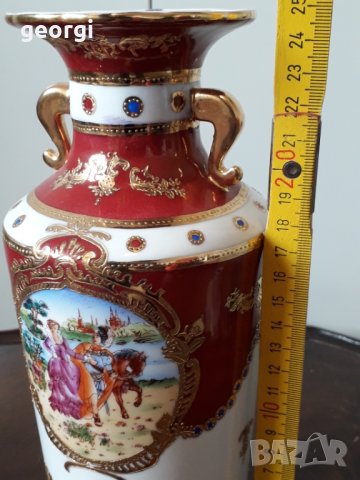 Китайска порцеланова ваза Ромео и Жулиета , снимка 5 - Вази - 32656362