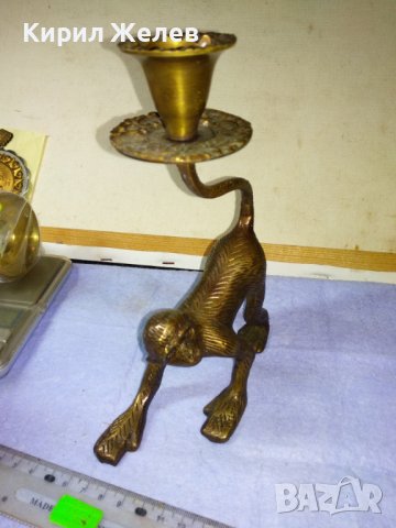 ГОЛЯМ ЕФЕКТЕН ФИГУРАЛЕН МЕТАЛЕН СВЕЩНИК - МАЙМУНКА МНОГО СИМПАТИЧЕН За АРТ ИНТЕРИОР КОЛЕКЦИЯ 42706, снимка 17 - Декорация за дома - 43875900