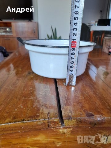 Стара емайлирана цедка,гевгир #7, снимка 2 - Други ценни предмети - 38629664